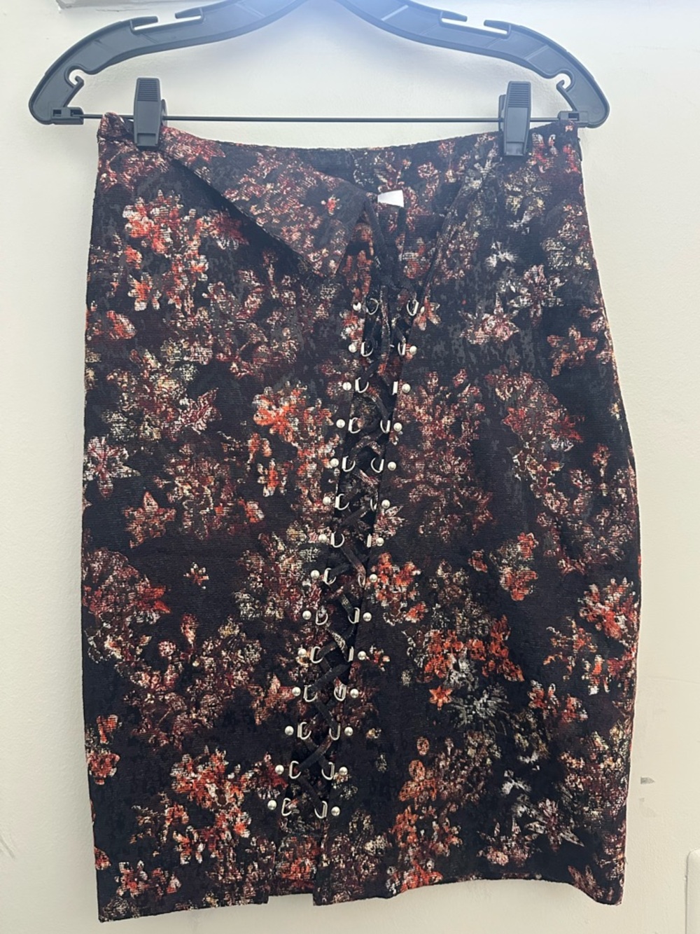 NWT IRO Floral Corset Midi Skirt